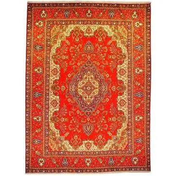 One Of The Kind Persian Tabriz Rug 10'5" x 8'3"